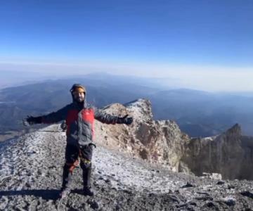 ¡Reto cumplido! Guillermo conquista el Pico de Orizaba por una buena causa