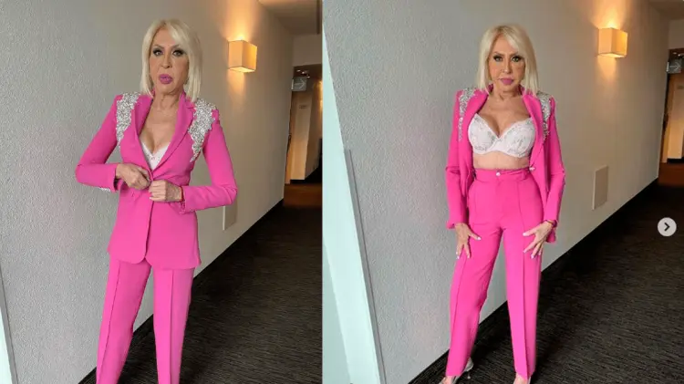 Laura Bozzo con look de Barbie. (Foto: Especial / EXPRESO)