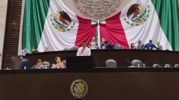 Abel Alfredo Ramírez Torres en la Cámara de Diputados del Congreso de la Unión. (Foto: Cortesía)
