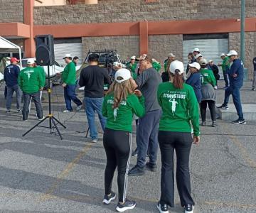 Participan docentes de la Unison en caminata por la salud