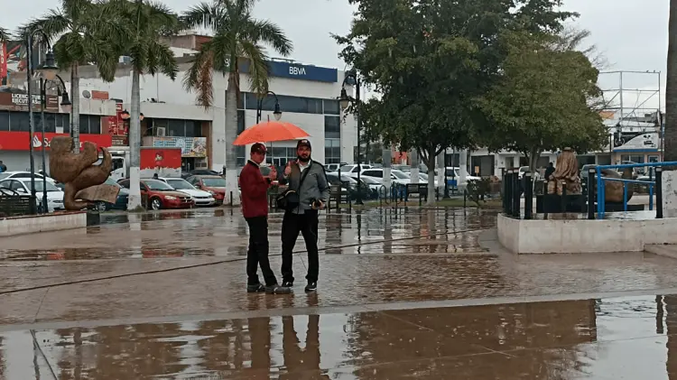 Lluvias en Navojoa. (Foto: John Castellón / EXPRESO)