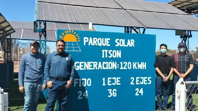 Parque Solar del Itson (Foto: Especial/EXPRESO)