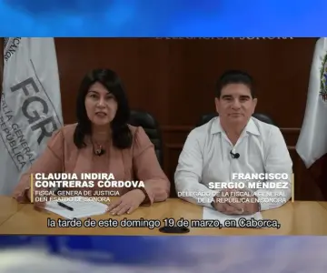 Violencia en Caborca: FGJE y FGR dan detalles sobre lo sucedido el domingo