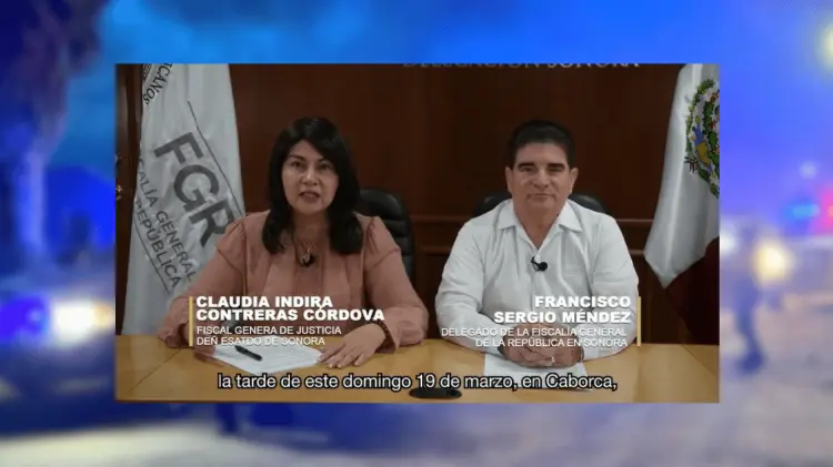 La FGJE Sonora y la FGR dieron a conocer detalles de los hechos en Caborca. (Foto: Especial)