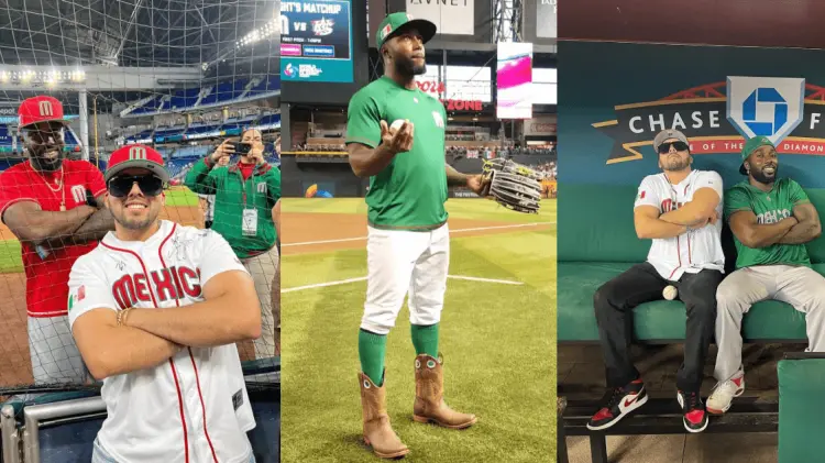 El sonorense le regaló las Botas del Poder a Arozarena en el WBC 2023. (Fotos: Cortesía)