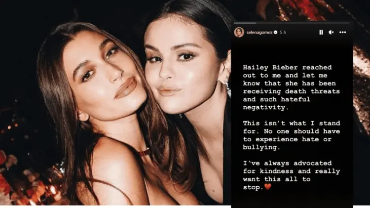 Hailey Bieber y Selena Gomez. (Foto: Ilustrativa / EXPRESO)