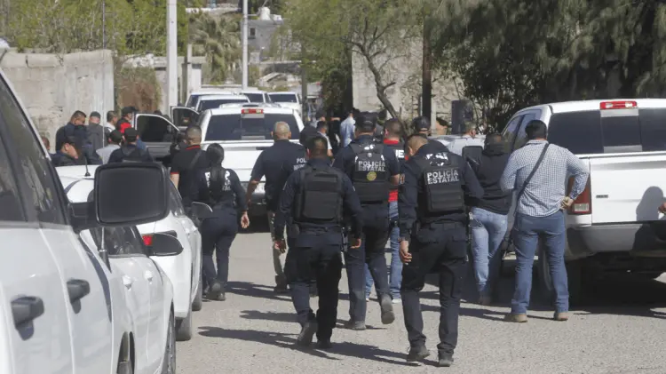 Se presentó una fuerte movilización en la colonia Coloso. (Foto: Jesús Ballesteros/EXPRESO)