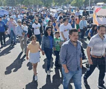 Marchan por el autismo y el síndrome de Down en Hermosillo