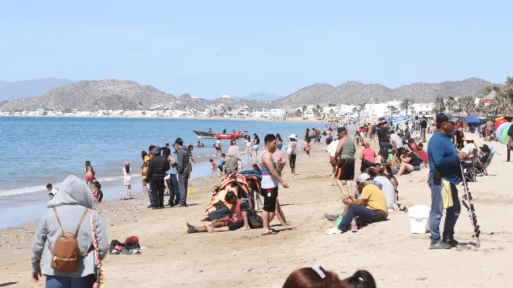 Bahía de Kino se encuentra listo para recibir hasta 40 mil personas. (Foto: Jorge Flores/EXPRESO)