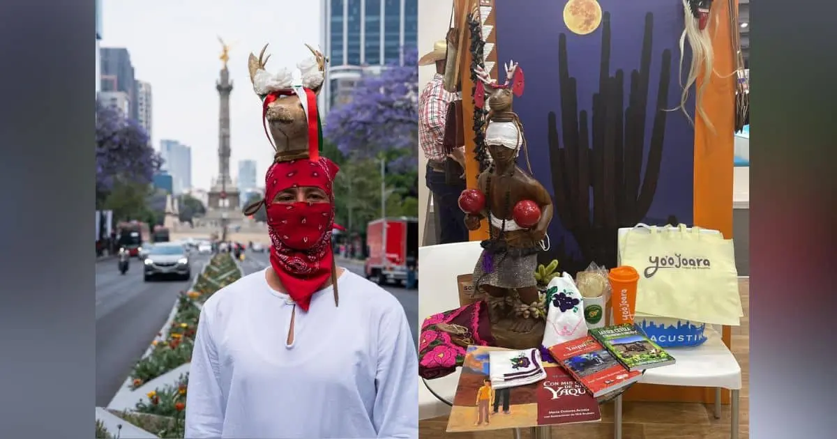 Llevan riqueza cultural de Cócorit a CDMX en el Tianguis Turístico