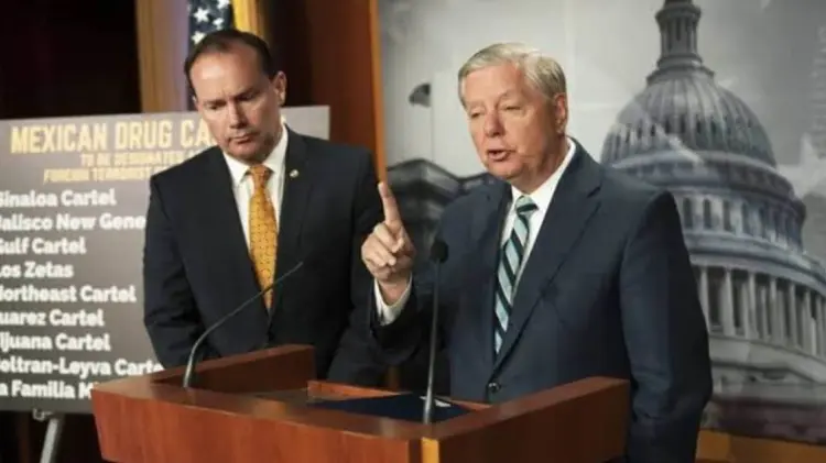 Senador Republicano, Lindsay Graham presentó formalmente la iniciativa. (Foto: Tomada de redes)