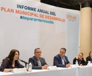 Toño Astiazarán presenta informe anual  Plan Municipal de Desarrollo