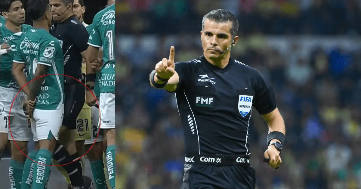 Árbitro Fernando Hernández se disculpa tras propinar rodillazo a jugador