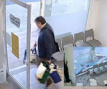Por poco le toca: hombre se salva de explosión en una lavandería