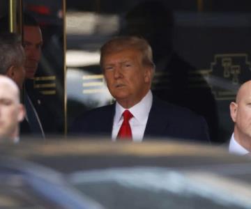 Donald Trump se entrega a la Fiscalía de Manhattan
