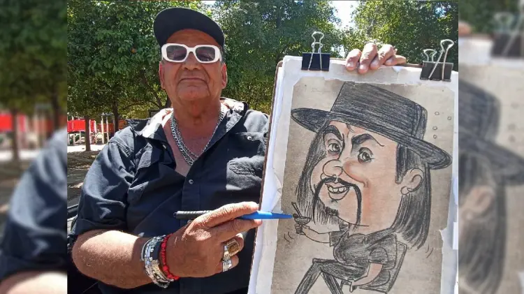 Ignacio Heredia, caricaturista (Foto: Germán Contreras/EXPRESO)