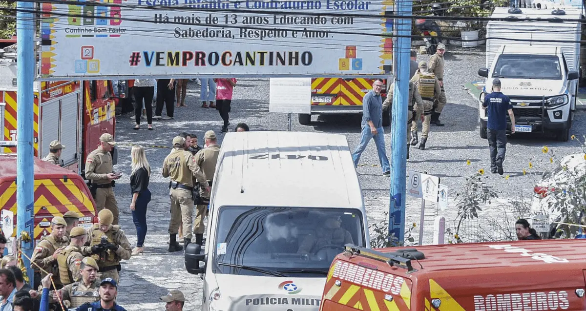 Hombre asesina con un hacha a 4 niños en guardería de Brasil