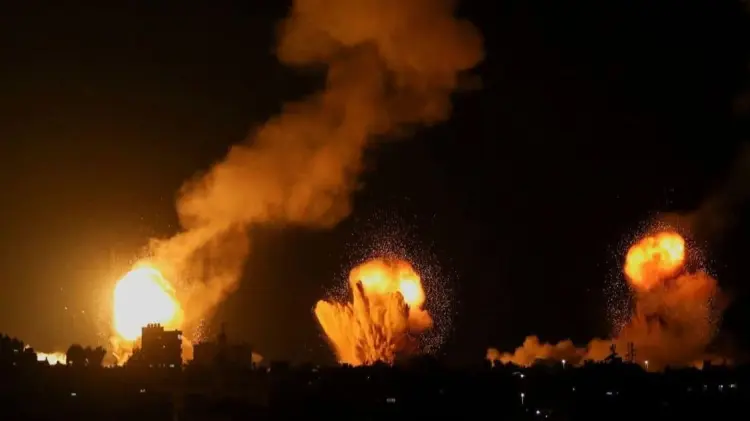 Varias explosiones pudieron escucharse en la región de Tiro. (Foto: Tomada de Twitter)