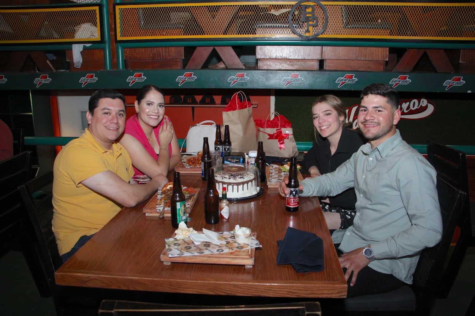 Pasan una gran noche