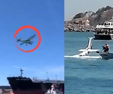 Video: avioneta cae al mar en Mazatlán y bebé pierde la vida