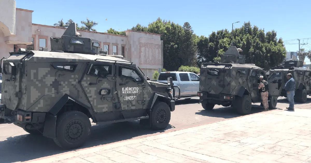 Incrementan presencia militar en Cajeme con 14 unidades sandcat