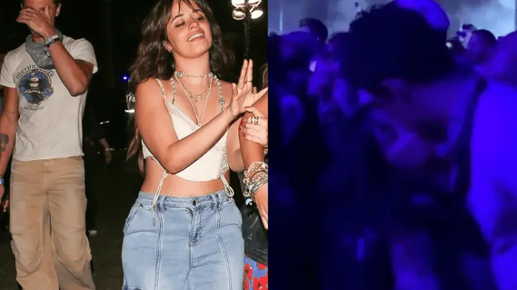 Shawn Mendes y Camila Cabello en el primer día de Coachella 2023. (Foto: Redes / EXPRESO)