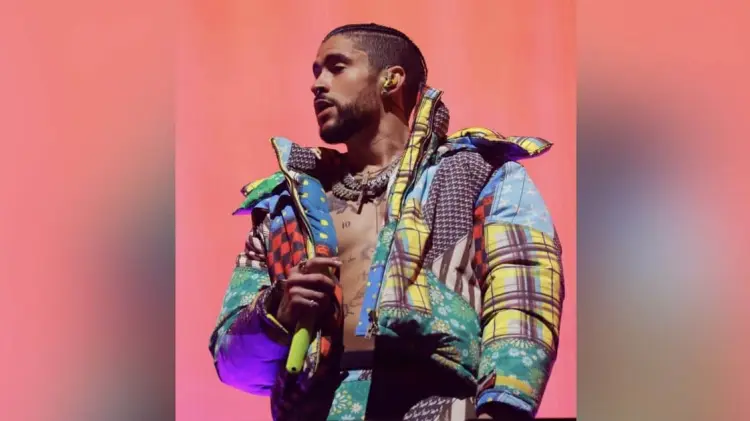 Bad Bunny se presentó en el primer día del festival en California. (Foto: Tomada de redes)