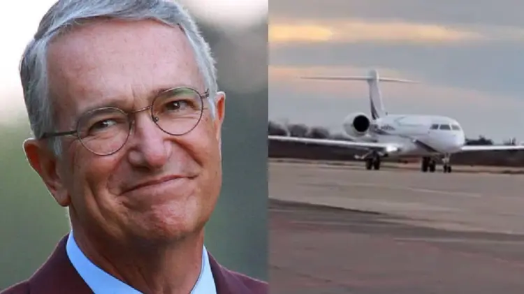 Ricardo Salinas Pliego presumió su aeronave en su cuenta de Twitter. (Foto: Especial / EXPRESO)