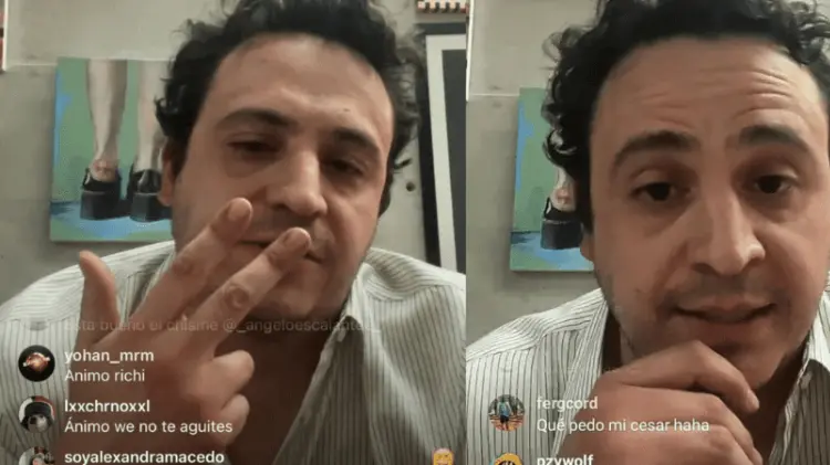 Ricardo OFarrill expuso a sus compañeros standuperos. (Foto: Redes / EXPRESO)