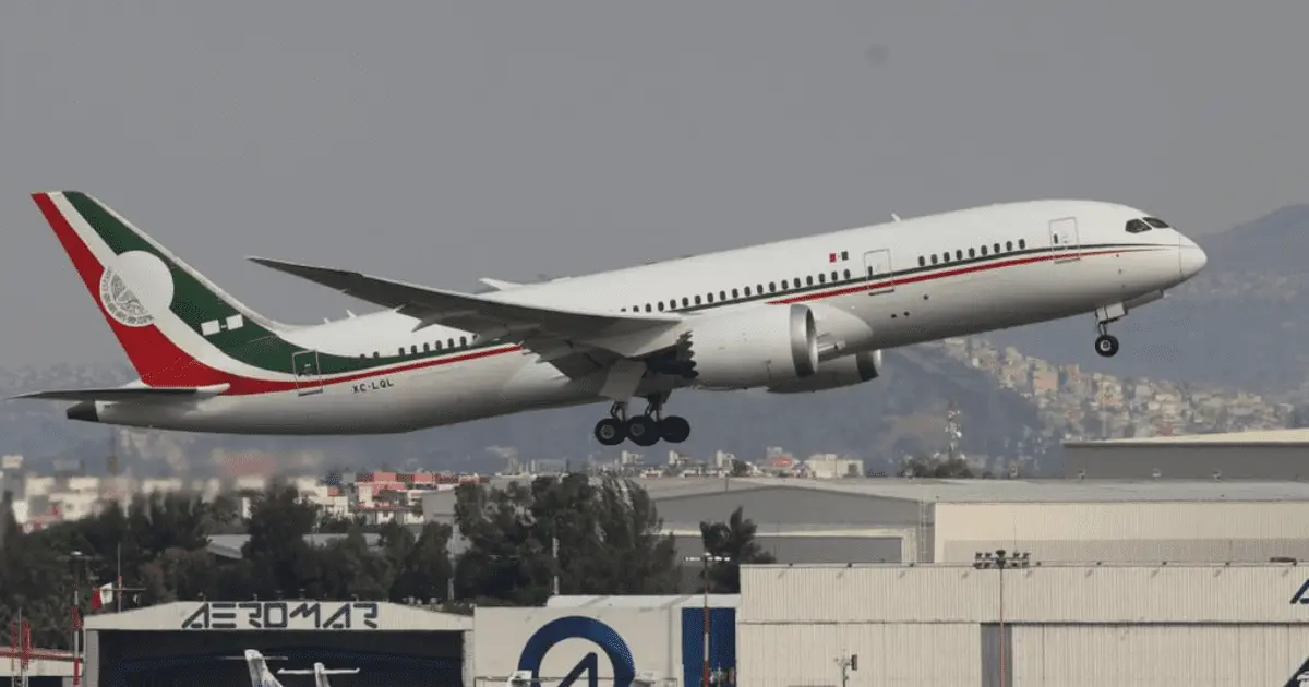 El ahora exavión presidencial deja México rumbo a Tayikistán