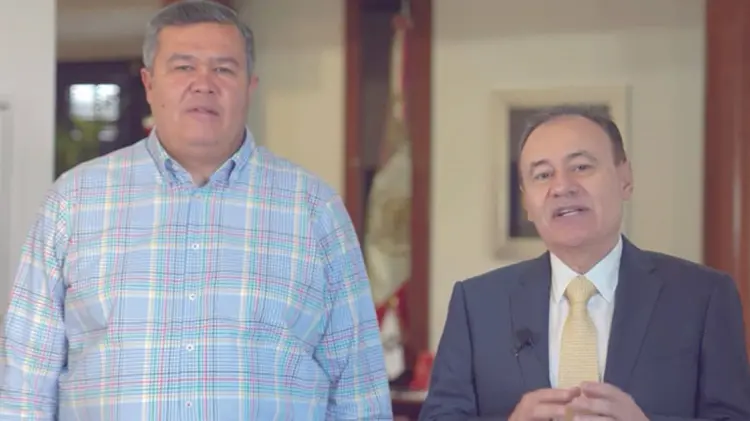 Octavio Almada Palafox y Alfonso Durazo. (Foto: Especial / EXPRESO)