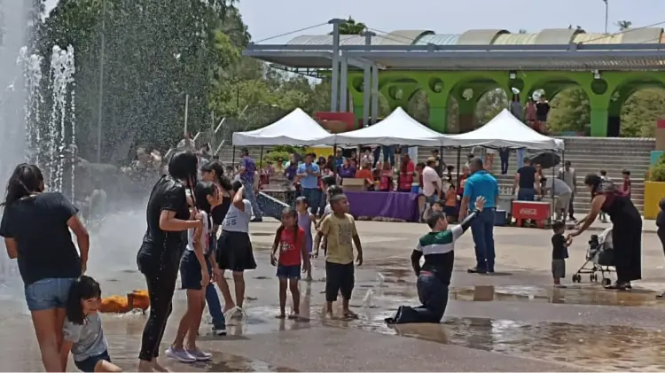 Niños y niñas se divirtieron en el Parque Infantil del DIF Hermosillo. (Foto: Especial / EXPRESO)