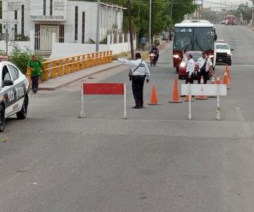 Piden a navojoenses tomar precauciones por cierre de vialidades