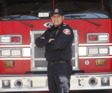 Ser bombero, una motivación desde pequeño para Jesús Ripalda