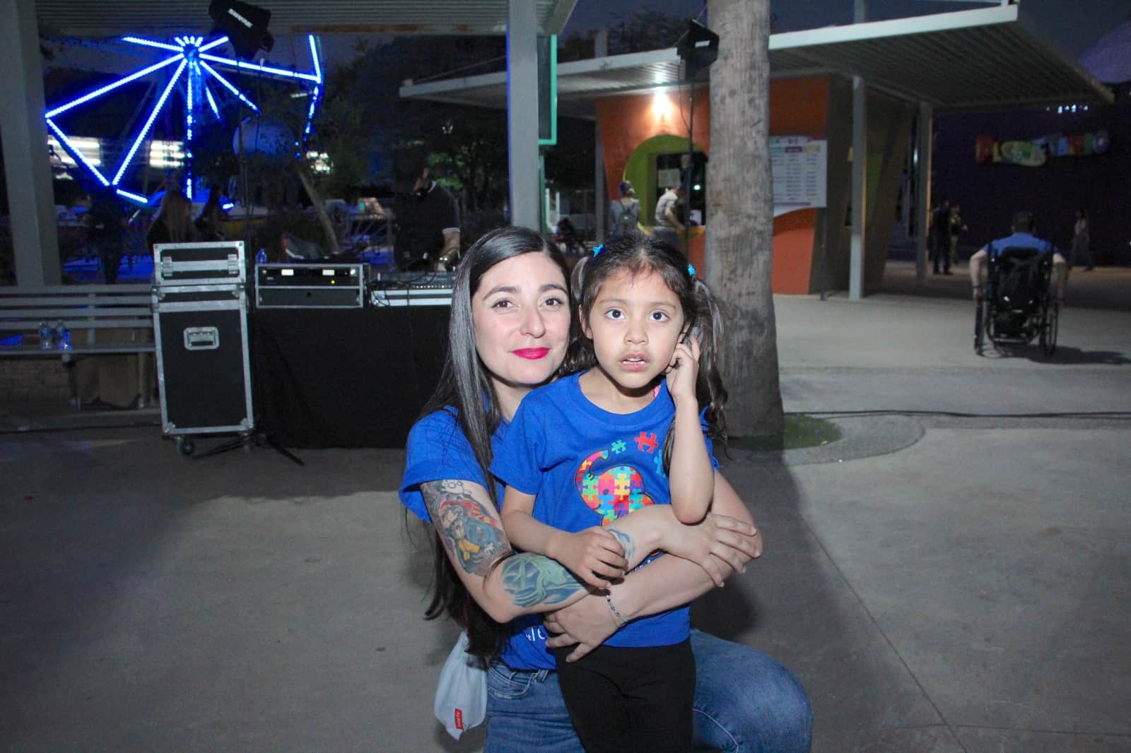 Conviven en familia en el Parque Infantil del DIF