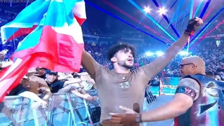 Bad Bunny triunfa ante Damian Priest en WWE Blacklash 2023 (Foto: Especial/EXPRESO)