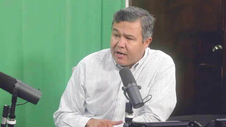 Octavio Almada Palafox, titular de Conapesca. (Foto: Jesús Ballesteros / EXPRESO)