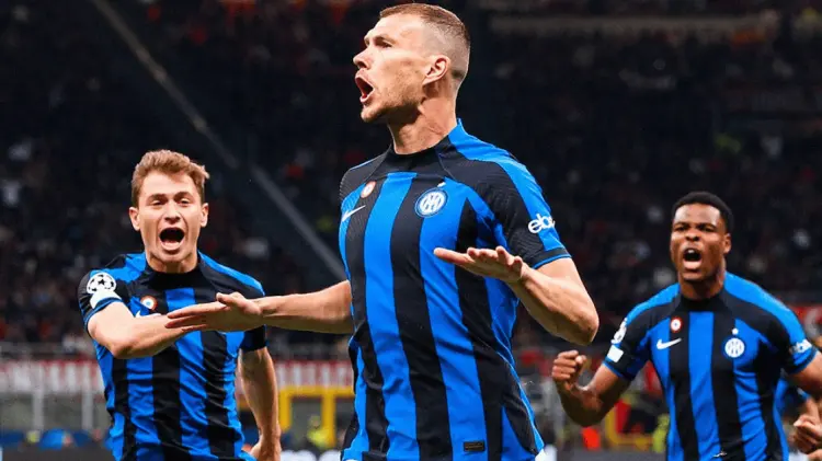 Edin Dzeko anotó el primero de la noche para el Inter. (Foto: Cortesía)