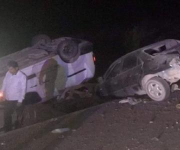 Accidente en Hermosillo-Bahía de Kino dejó un muerto y dos lesionados