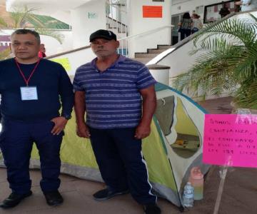 Policías activos amenazan con tomar Tesorería Municipal en Navojoa