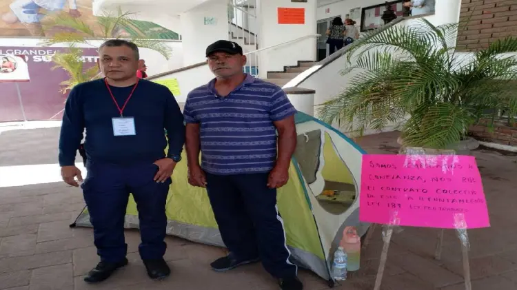 Policías podrían tomar Tesorería Municipal en Navojoa (Foto: John Castellón/EXPRESO)