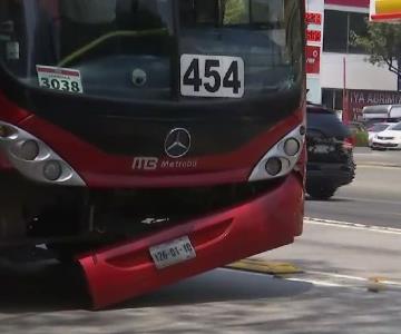 Muere mujer atropellada por metrobús en alcaldía Cuauhtémoc en la CDMX