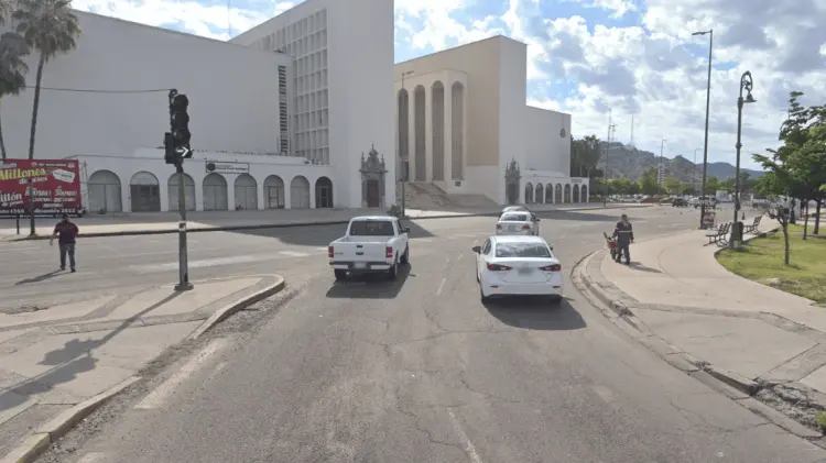 Frente al Museo y Biblioteca Unison permanecerá cerrada la circulación. (Foto: Especial/EXPRESO)