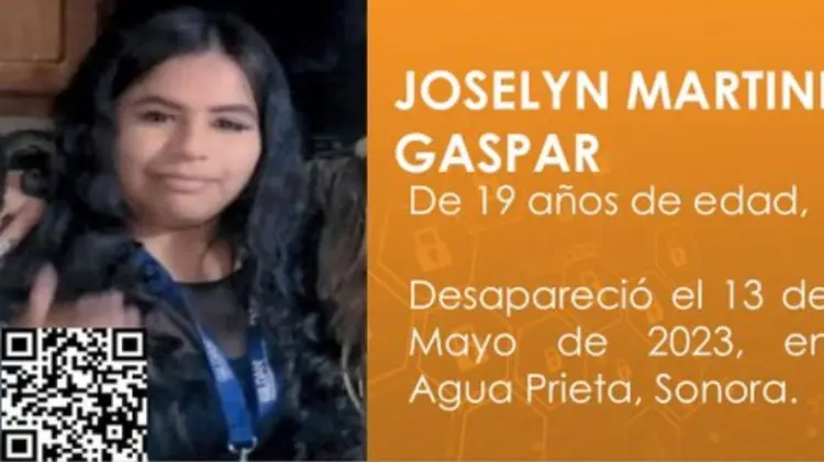 Joselyn Martínez Gaspar. (Foto: Cortesía de Fiscalía de Sonora)