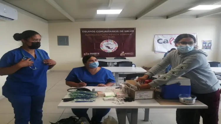 Vacunan al personal de Servicios Públicos en Nogales (Foto: Especial/EXPRESO)