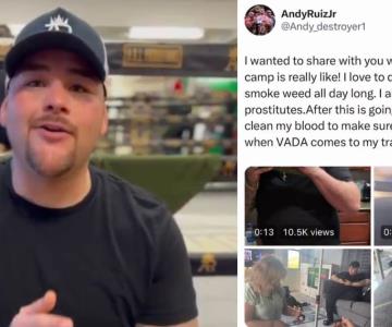 Andy Ruiz sube videos con drogas en Twitter; dice que fue hackeado