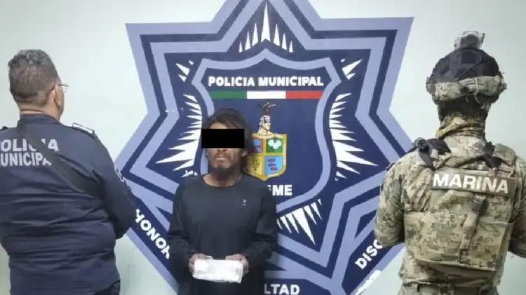 Policía detiene a El Chapo; presunto vendedor de droga en Cajeme (Foto:Especial/EXPRESO)