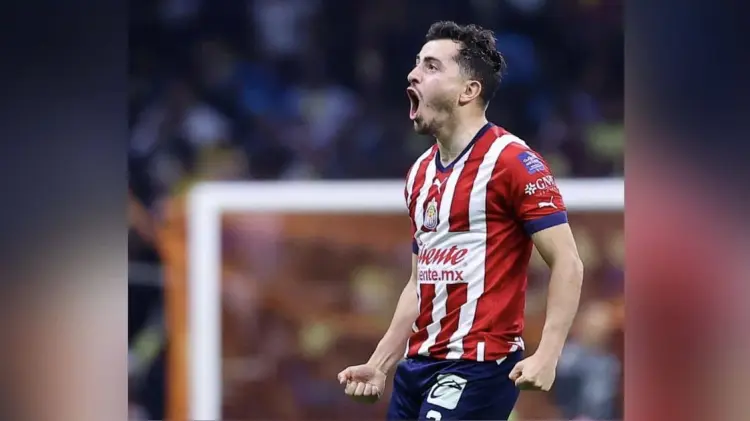 Alan Mozo anotó el segundo gol de Chivas en el encuentro. (Foto:Tomada de redes)