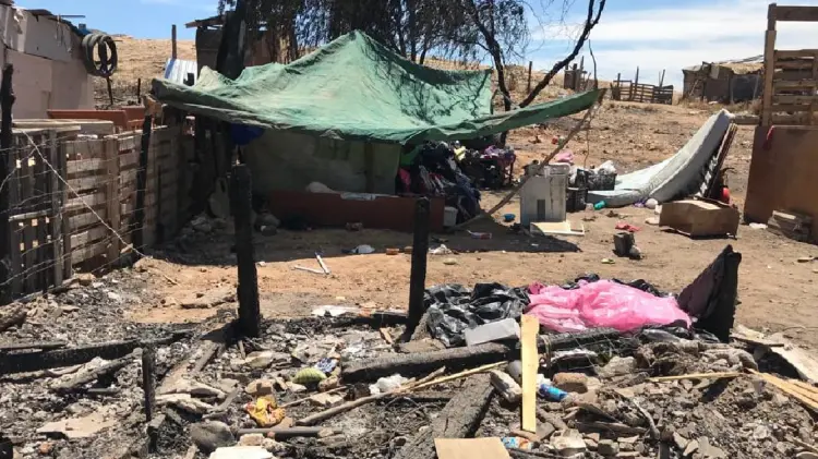 Afectados de invasión Guayacán reciben apoyo de DIF Hermosillo (Foto:Jesús Ballesteros/EXPRESO)