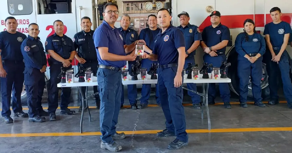 Bomberos de Guaymas adquieren equipo de EU; Invierten 122 mil pesos